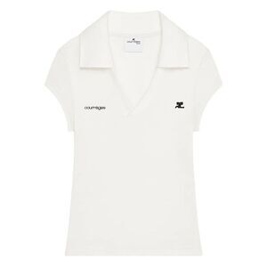 Courreges Women Sports Cropped Polo